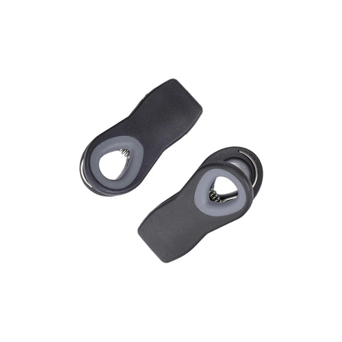 Black magnetic kitchen bag clips, 10-piece set