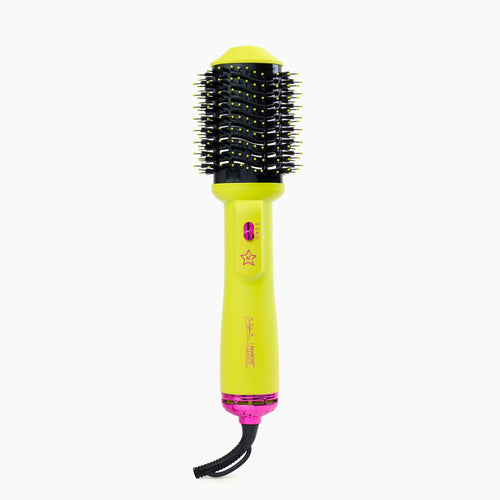 Front view of Almost Famous California Yellow blowout brush