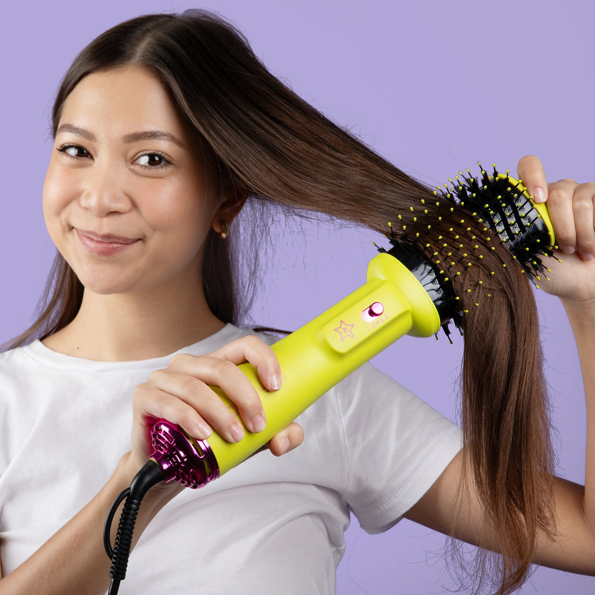 Almost Famous California Yellow blowout brush lifestyle photo