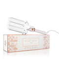 Almost Famous Wave Away triple barrel waver in white