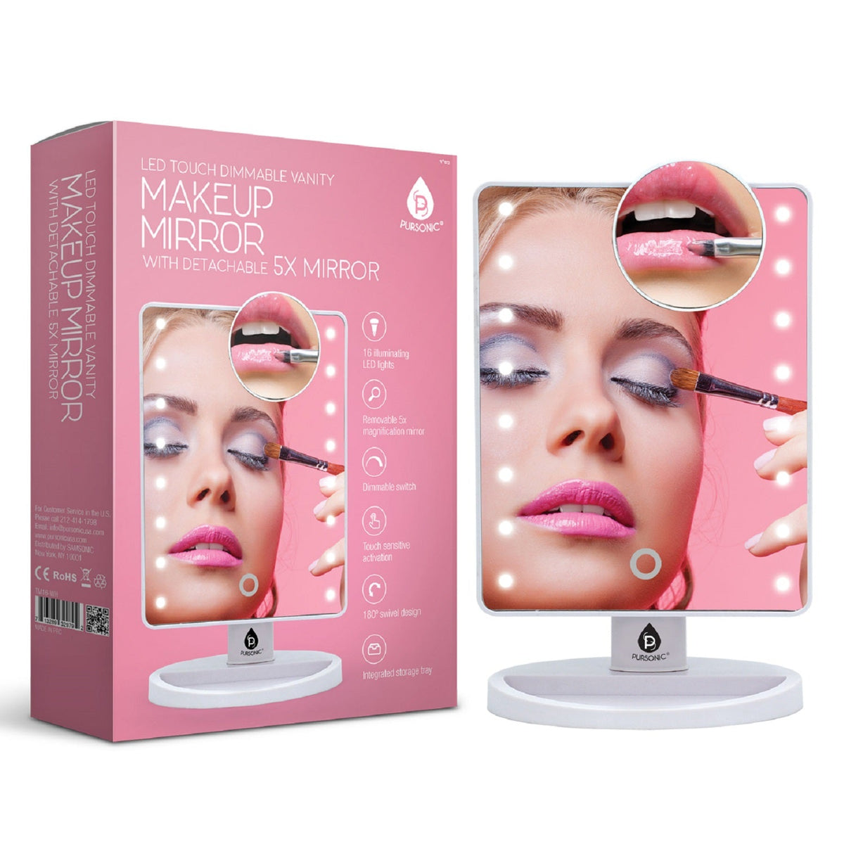 LED Lighted Vanity Makeup Mirror-2