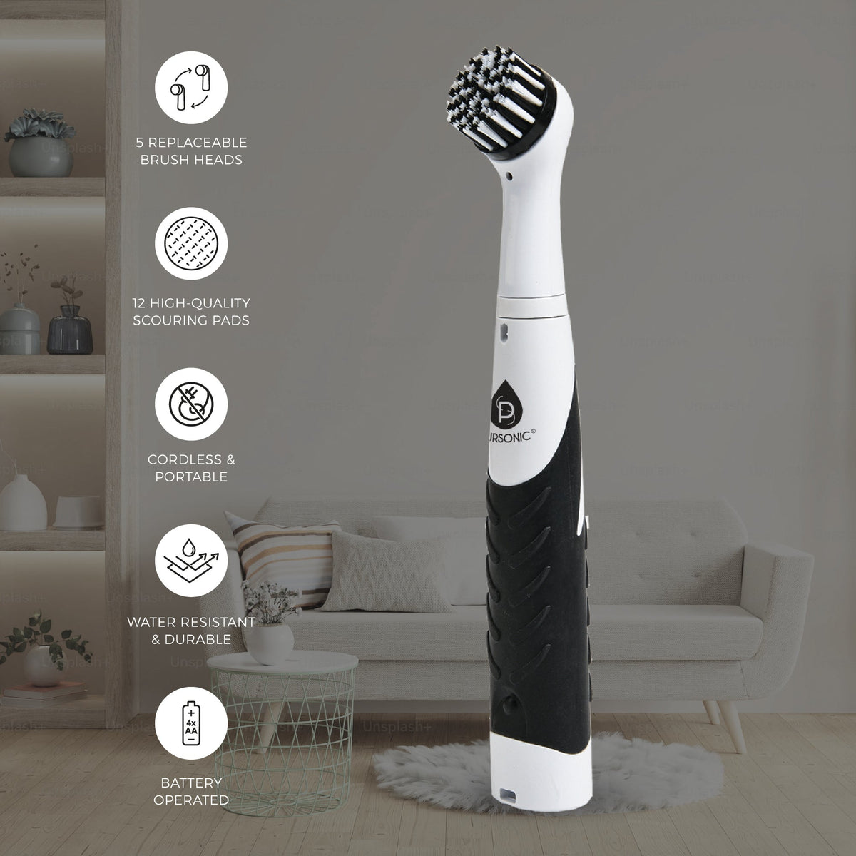 Cordless Power Scrubber Cleaning Brush – Power and Precision for Sparkling Clean-1